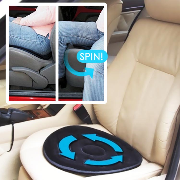 回転クッション 車用 シートクッション 座布団 介護クッション 360度回転可能 椅子 高齢者 妊婦 腰痛 補助 通気 快適 丸洗いOK 乗り降り 腰痛 車の乗降 補助 座布団 カーシート用 丸形 円座 抜群の座り心地 カー用品 座椅子 食卓椅子
