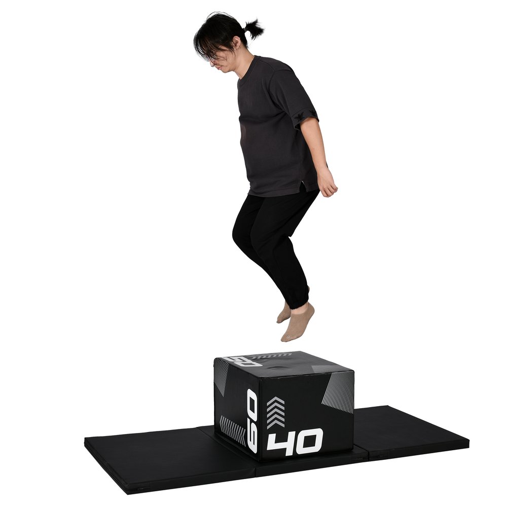 プライオボックス ソフト 40×50×60cm 昇降台 跳び箱 プライオメトリクス ボックス ...