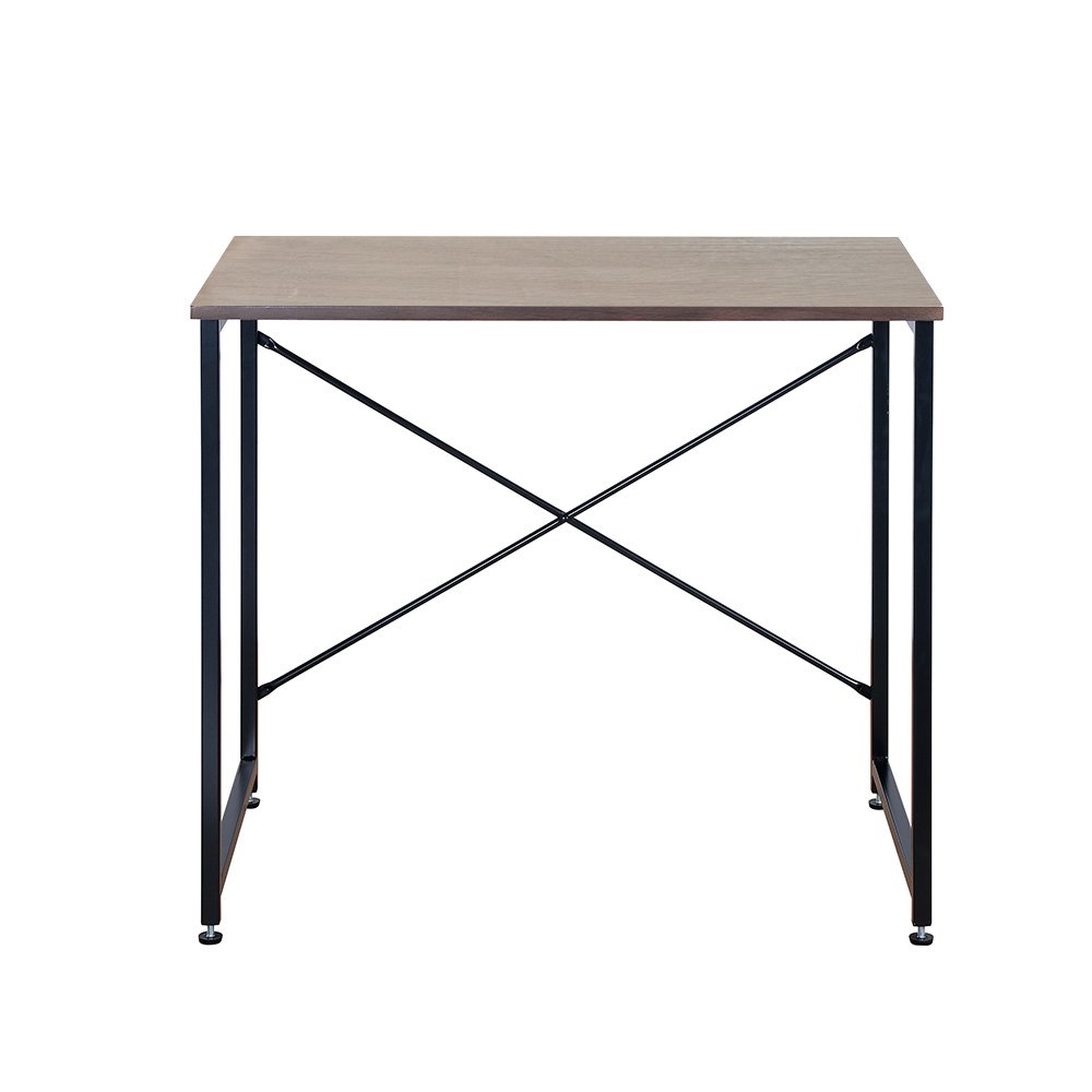 3set オフィスチェア+パソコンデスク セット グレー シンプルデスク 簡易デスク 木製 机 ワークデスク