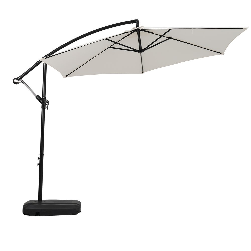 直径300cm 30 UPF紫外線 対策角度調整 専用ベース付き パラソル ガーデンパラソル 風に強い 大型 円形 ..