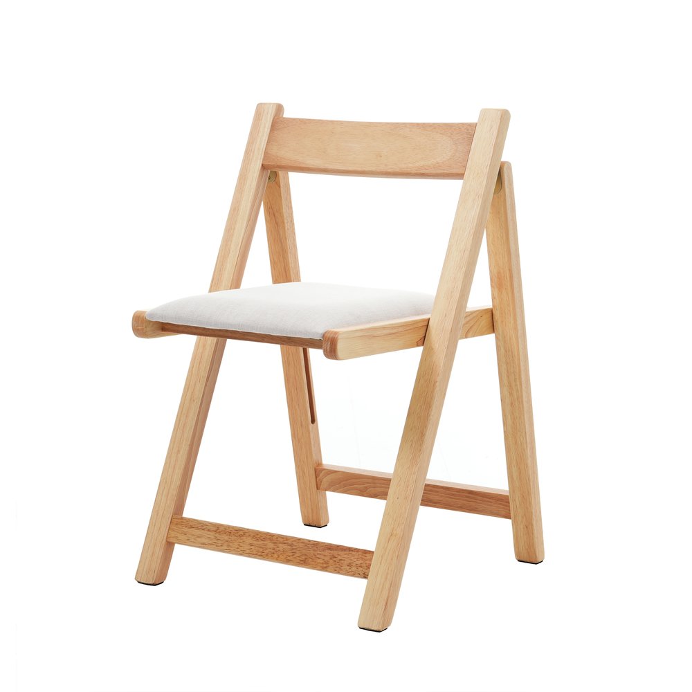 ファブリック 2脚 折りたたみチェア イス チェア 木製 椅子 軽量 コンパクト セット 折り畳み椅子 ダイ..