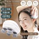 ヘッドスパ 頭皮エステ 電動頭皮ブラシ ヘッドブラシ 低速/高速/リズムモード 美容家電 スパブラシ(4)