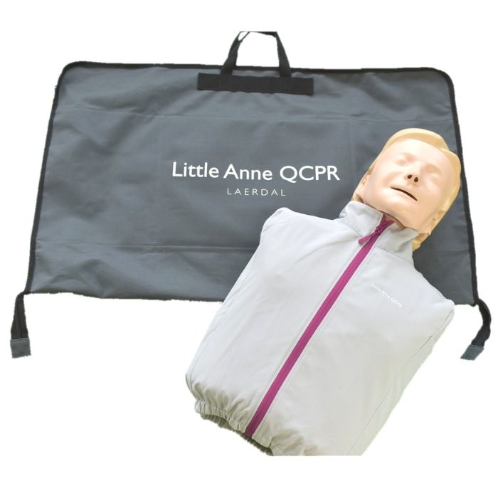 レールダル リトルアン QCPR 成人用 心肺蘇生 トレーニングマネキン ソフトケース付き laeldal