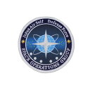 航空自衛隊 宇宙作戦群 ワッペン 刺繍 パッチ 宇宙 シンボルマーク SPACE OPERATIONS GROUP PA325-TZ ベルクロ付 JASDF