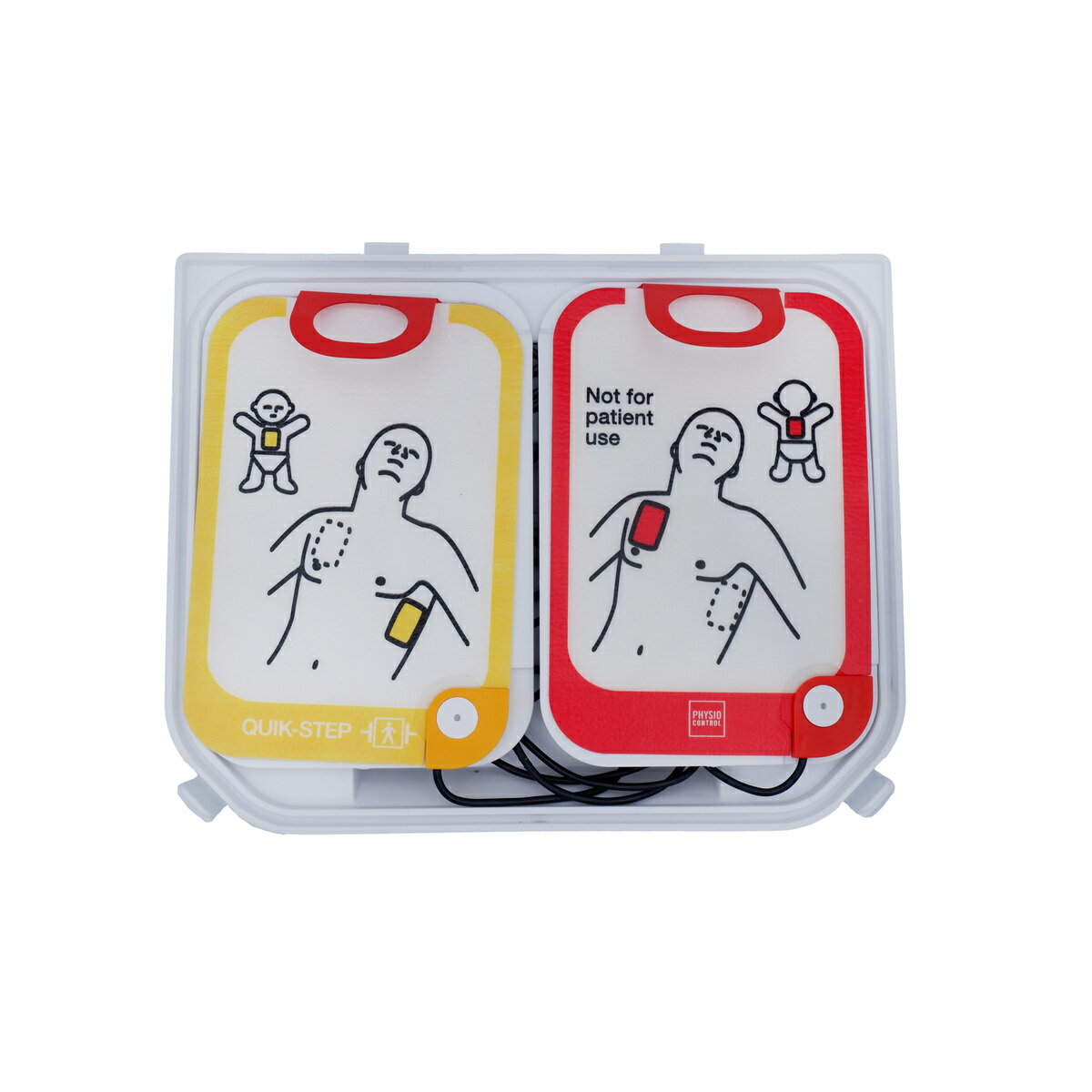 AED ライフパック CR2 交換用 電極パッド クイックステップ電極 11101-000021 小児 大人 共通 LIFEPAK エーイーディー 日本ストライカー 有効期限4年 【送料無料】