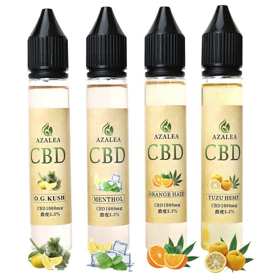 CBDリキッド10%Azalea高濃度CBD1000mgOGKUSH(ヘンプメンソール)内容量10mlテルペン配合国産国内製造ブロードスペクトラム/ベイプ電子タバコカンナビジオールカンナビノイドVAPEタール0ニコチン0