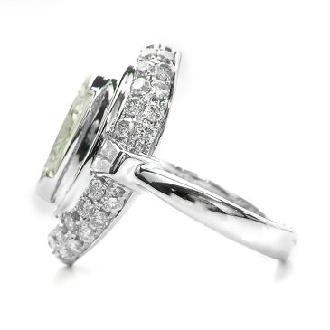 ダイヤモンド リング 2.065ct SI2-K-マーキスブリリアントカット K18WG 18金 ホワイトゴールド 2ct 2カラット マーキス マーキーズ ダイヤモンドリング ダイヤリング ダイアリング ダイアモンド ダイヤモンド 婚約 結婚 ゴージャス 豪華