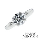 ハリーウィンストン キャリクス リング 【中古】HARRY WINSTON 1.05ct F VVS1 3EX プラチナ GIA 鑑定書付 EXCELLENT