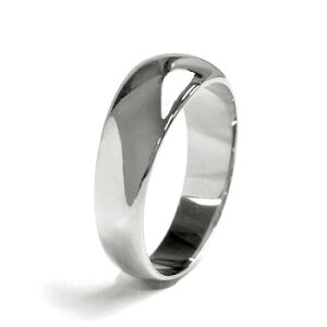 月形甲丸 リング - プラチナ プラチナ 結婚指輪 エンゲージ シンプル 指輪 メンズ レディース
