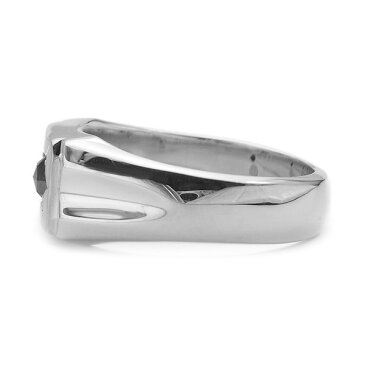 ブラックダイヤモンド 印台 メンズリング 0.272ct ローズカット プラチナ 0.2ct 0.2carat 0.2カラット ブラック ダイヤモンド ブラックダイヤ プラチナ PT プラチナ900 印台 メンズ リング 指輪 男 ring