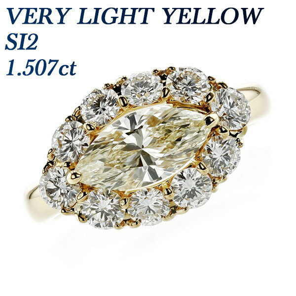   1.507ct VERY LIGHT YELLOW SI2 ޡ֥ꥢȥå 18 1ct 1å 1.5ct 1.5å K18 18K   γ  ɥ   ring CGL