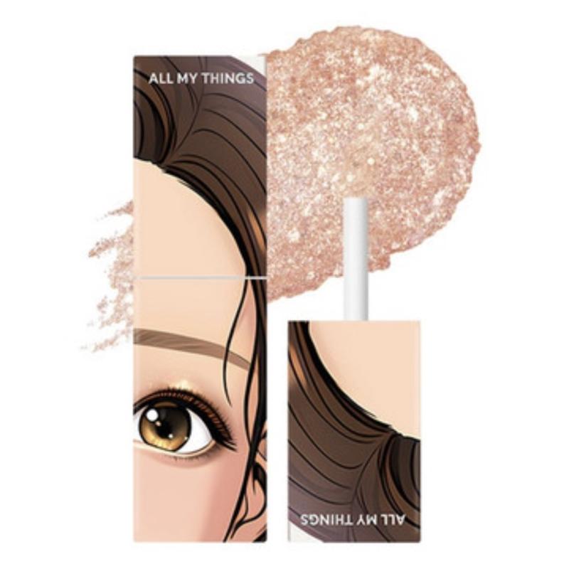 【商品名】 オールマイシングス　グリッター　ディアローズ 【ブランド】 all my things（オールマイシングス） 【JAN】 8809762130756 【商品説明】 ●異なる質感のラメをふんだんに使用。しっとりとした透明ベースで、...