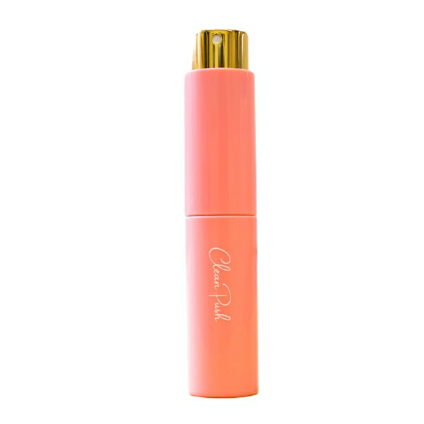 CLEANPUSH （クリーンプッシュ） / ハンディ除菌・消毒スプレー / ローズピンク / 8ml