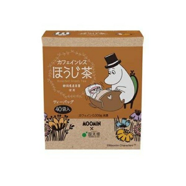 樂天商城 - 国太楼 / ムーミン カフェインレスほうじ茶三角 ティーバッグ / 40袋入り