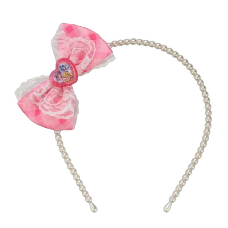 樂天商城 - 粧美堂 / キミとアイドルプリキュア パール風カチューシャ / ピンク