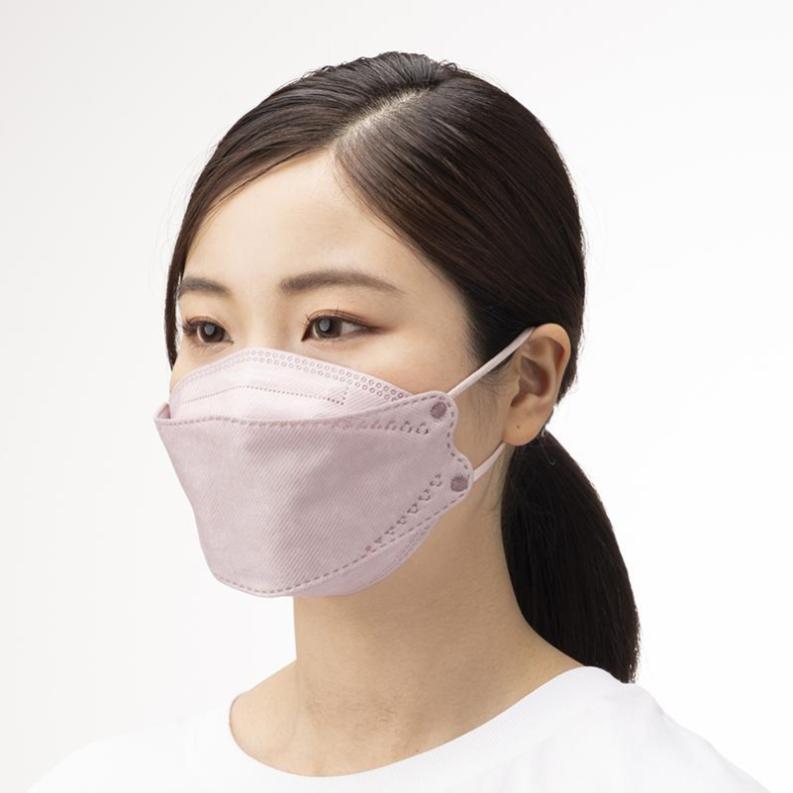 不織布マスク 4層構造 カラー ライラック ローズ ハニー 使い捨て 血色マスク 立体マスク 立体不織布使い捨てマスク KF94 KF94　KN95 マスク【在庫あり・国内出荷】30枚入 使い捨てマスク 大人用 普通サイズ ウイルス ウイルス飛沫 細菌 飛沫防止 花粉対策 防護マスク
