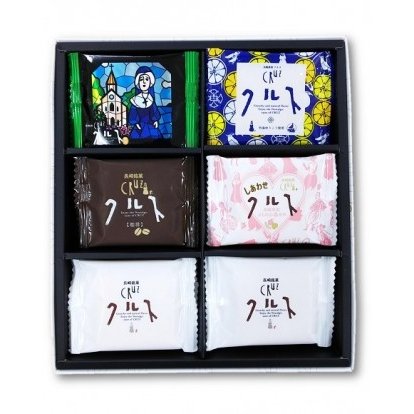 最大700円OFF！8月4日20:00〜31日9:59 スイーツ お菓子 洋菓子 長崎銘菓クルス 5種 詰合せ 小浜食糧 九州 長崎県 長崎銘菓 個包装 焼菓子 ホワイトチョコレート コーヒー いちご 抹茶 ゆうこう 土産 ギフト お礼 お取り寄せ