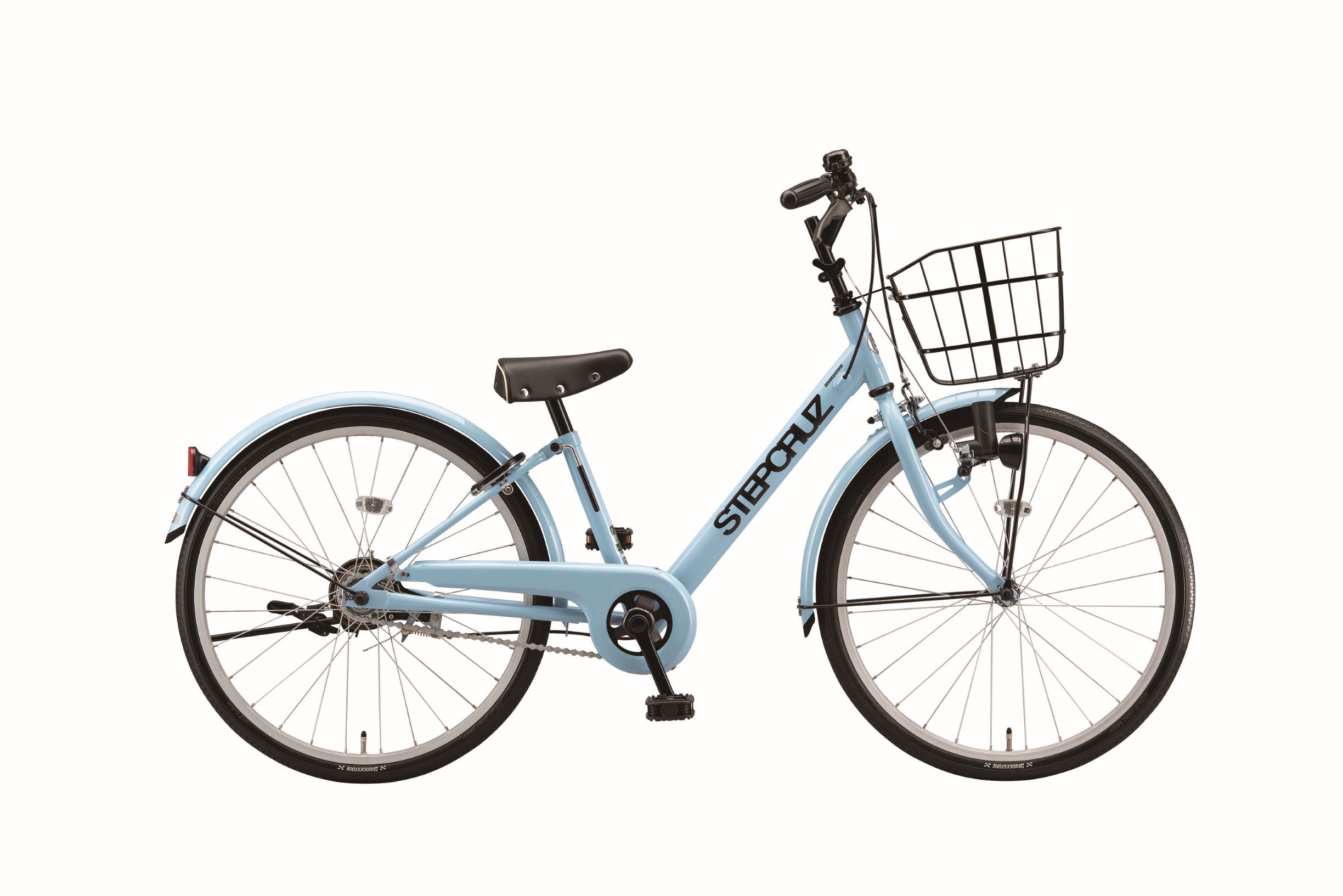 【九州地方（沖縄除く）限定】BRIDGESTONE ステップクルーズJr 22型 E.Xカームブルー 変速なし LEDダイナモ ランプジュニア