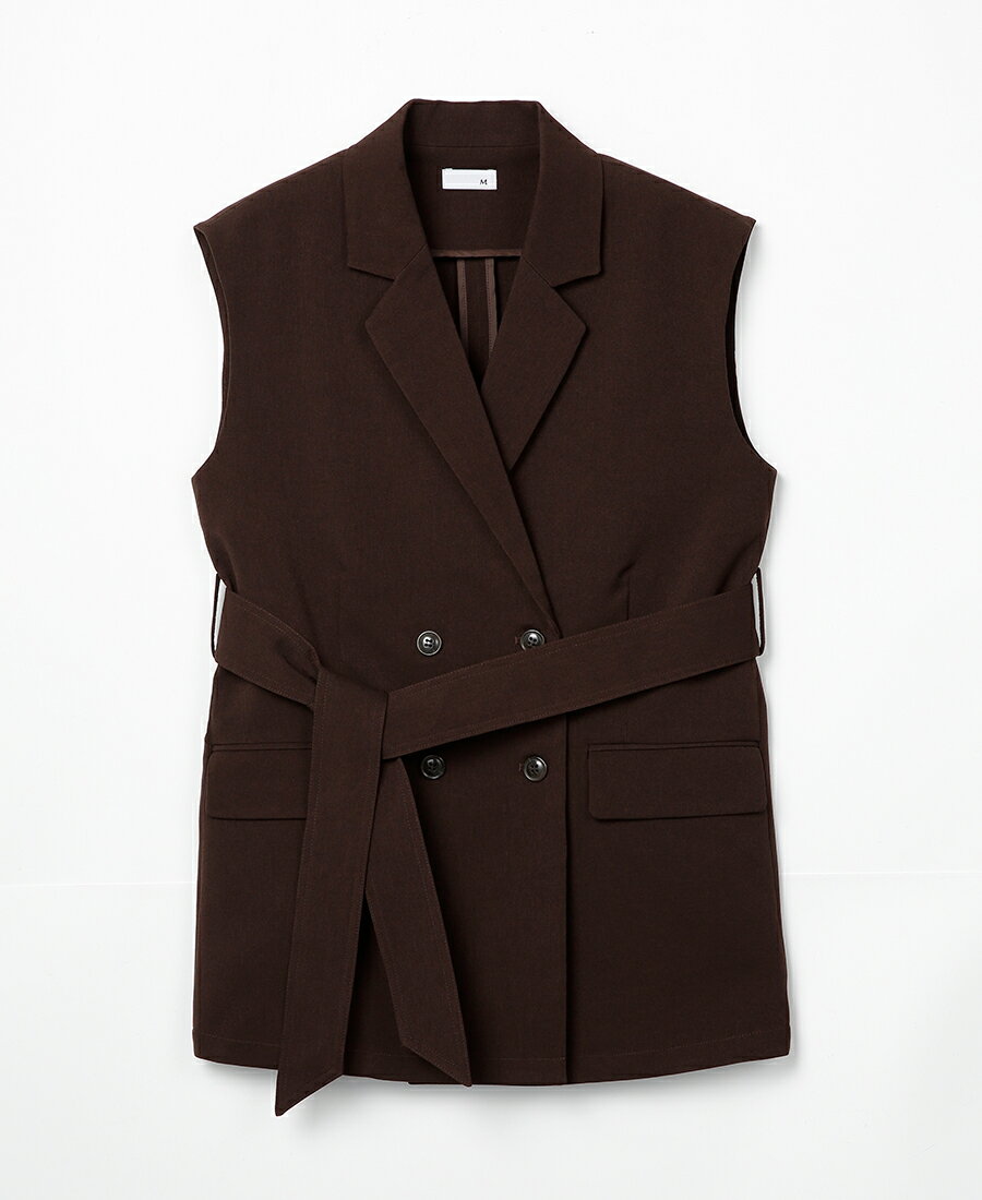 【P3倍★10/15 0:00~10/16 9:59】 UrbanSmart テーラードジレ ブラウン LL