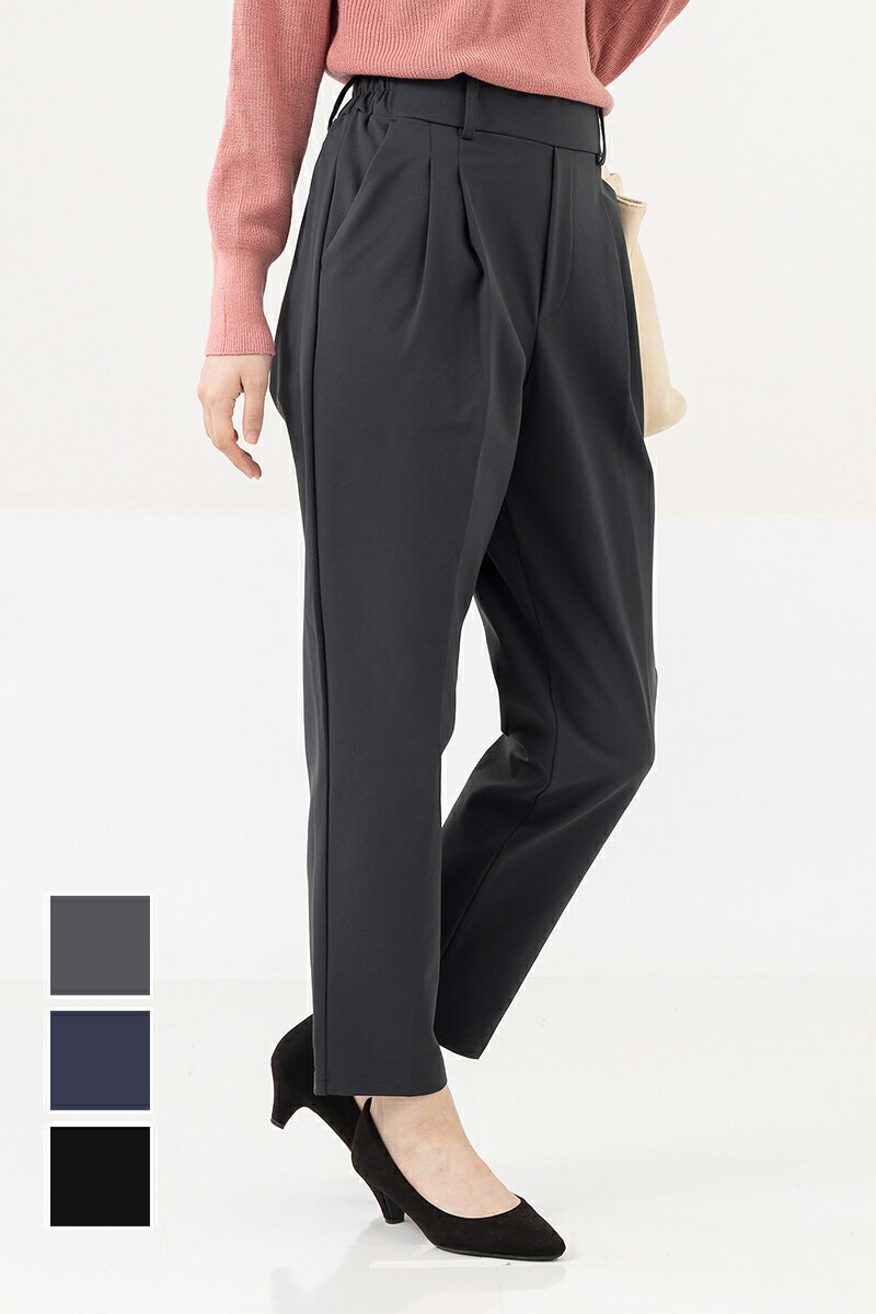 UrbanSmart ラクツイル裏起毛テーパード チャコールグレー M(4)