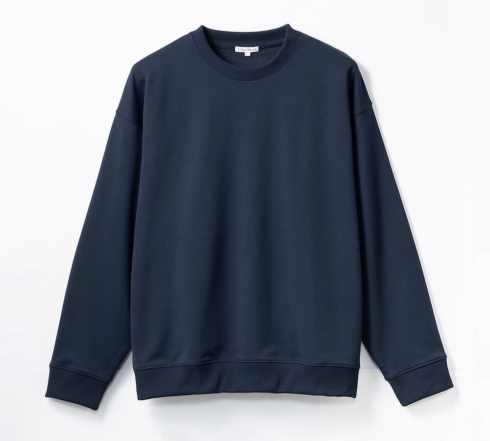UrbanSmart 裏毛トレーナー ネイビー S