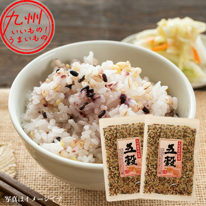 【最大500円OFFクーポン配布中♪4/4 20:00~4/10 9:59】 九州産原料使用 五穀 260g(玄米 229g、もち精米 31g)×2