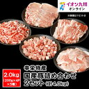 【最大500円OFFクーポン配布中♪4/24 20:00~4/30 9:59】 国産豚詰め合わせ　2セット（200g×4P×5種）　合計4.0kg