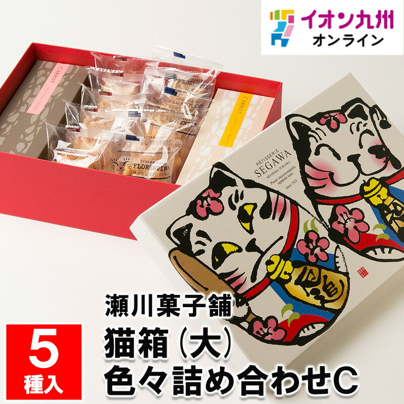 【最大500円OFFクーポン配布中♪5/23 20:00~5/27 9:59】 猫箱(大) 色々詰め合わせC(キャロット(プレーン・ココア)各1、猫もなか(こしあ..