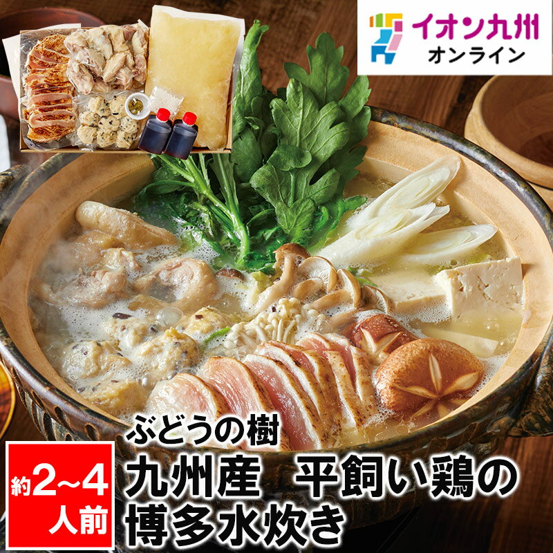 【最大500円OFFクーポン配布中♪11/20 20:00~11/27 9:59】 ぶどうの樹 九州産★平飼い鶏の博多水炊き