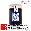 メーカー名 HappyFarm株式会社 内容量 140g 原産国・原産地 日本 賞味期限 （製造日より）常温にて365日 アレルゲン なし 商品説明 粒々いっぱいのブルーベリージャム。じっくり煮込んで濃厚な味に仕上がってます。ブルーベリーは九州、自家栽培の物を使っております。