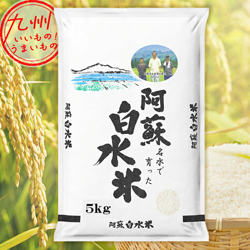 令和5年産 熊本県産 阿蘇白水米 5kg 単一原料米 米 精米 白米 お米 こめ 佐賀 佐賀の米 産地直送 送料無料