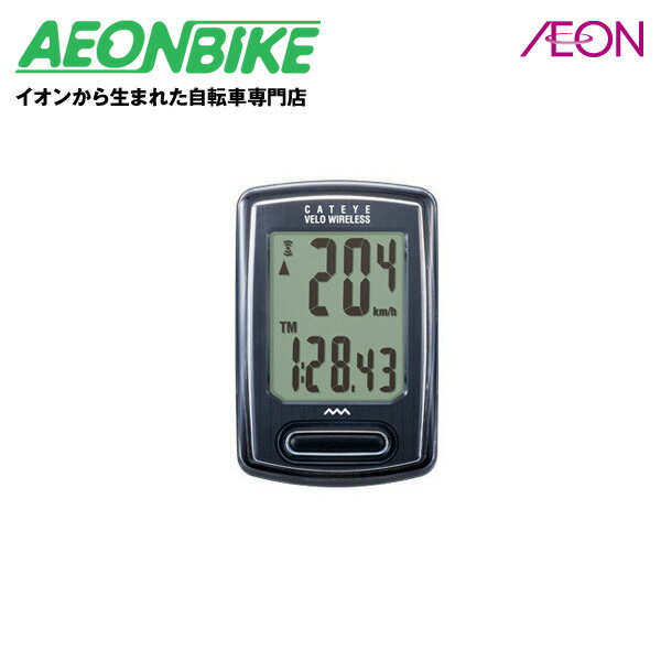 【20日から27日限定!P5倍+先着1,100円OFFクーポン発行中】キャットアイ (CATEYE) CC-VT230W ベロ ワイヤレス ブラック サイコン ...