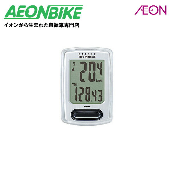 【20日から27日限定!P5倍+先着1,100円OFFクーポン発行中】キャットアイ (CATEYE) CC-VT230W ベロ ワイヤレス ホワイト サイコン ...