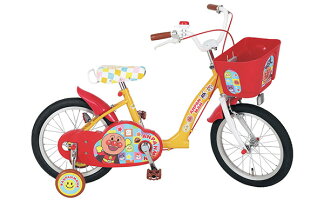 【M&Mエムアンドエム】キッズ車アンパンマンオレンジ16型【幼児用自転車(子供用自転車)】【幼児車】【イオン】【自転車】【16インチ】