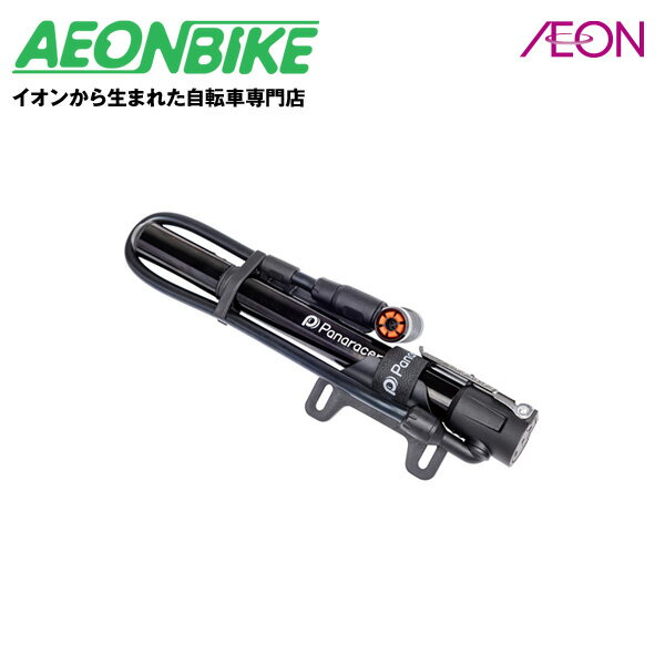 【20日から27日限定!P5倍+先着1,100円OFFクーポン発行中】パナレーサー (Panaracer) フットプレート付高圧対応ミニワンタッチポンプ ブラッ...