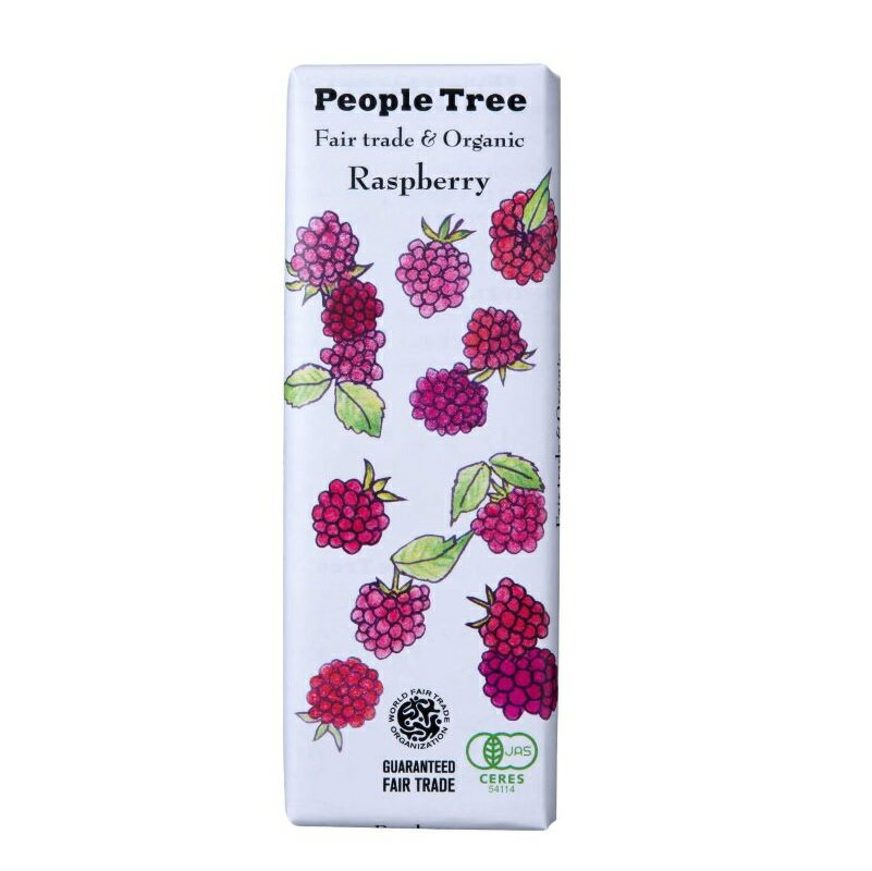 People Tree ピープルツリー フェアトレード＆オーガニックチョコ ラズベリー 50g 有機JAS認証