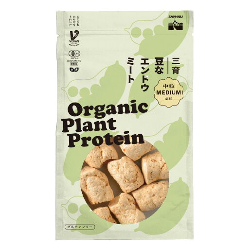 三育フーズ 豆なエンドウミート(中粒) 20g オーガニック 有機JAS 三育フーズ 豆なエンドウミート(中粒) 20g オーガニック 有機JAS