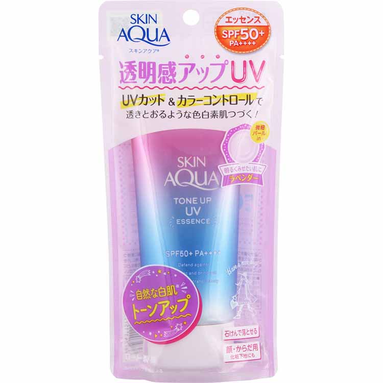 [BEAUTY]UVカットしながら、色と光をコントロールし、肌をトーンアップ。あなただけの透明感を引き出すラベンダーカラーの顔・からだ用日やけ止め。すーっとのびて、みずみずしい使い心地。日やけ止めを塗っているだけなのに、いつもの素肌をより透...