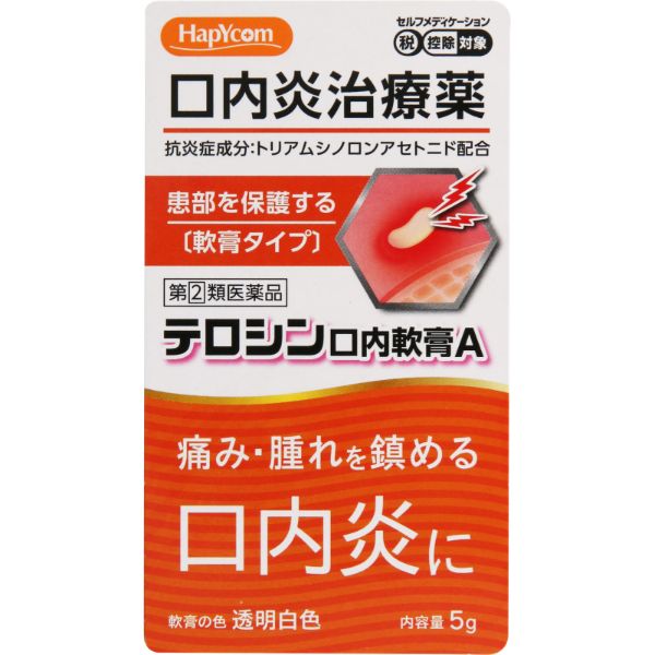 【第(2)類医薬品】◆ハピコム テロシン口内軟膏A 5g　小林薬品工業 3