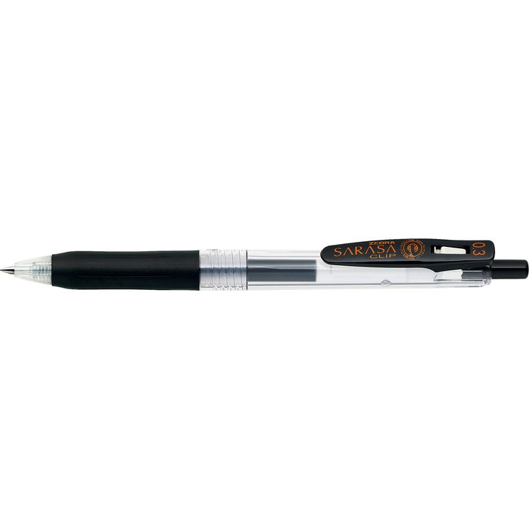ゼブラ サラサ SARASA カラーペン 0.3 ゲルインク 水性 極細　JJH15-BK　文具　ボールペン　筆記用具