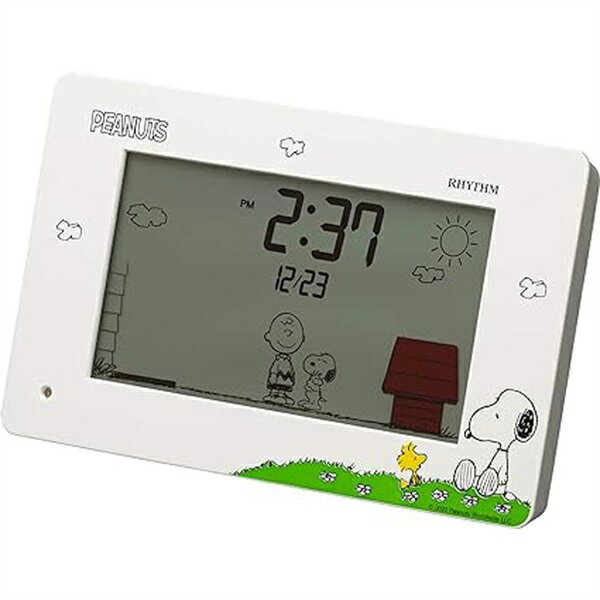 リズム　目覚し時計 スヌーピー