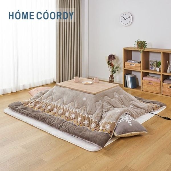 こたつ掛ふとん ホームコーディ こたつ掛ふとん コージー グレージュ 正方形 190×190cm 長方形 190×240cm HC-GCZ0515AT242 イオンスタイルオンライン