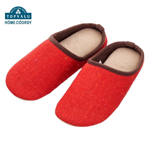ホームコーディ ネップルームスリッパ あたたか 暖房