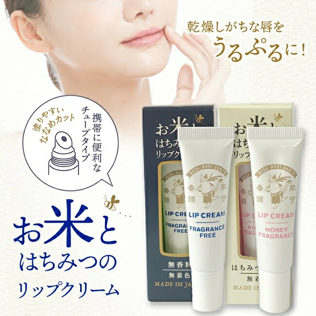 お米 と はちみつ リップ 日本製 人気 リップクリーム 乾燥肌 顔 おすすめ くちびる 保湿 クリーム 乾燥肌 敏感肌 スキンケア 自然派 自然素材 ポケットサイズ ギフト プレゼント 女性 レディース