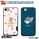 TOM AND JERRY PINK CARD BUMPER CASE SEASON2iPhoneケース カード収納ケース トム ジェリー スパイク 公式 可愛い アイフォンケース スマホケース 携帯カバー スマホカバー 落下防止 便利 収納 TPU PC 丈夫 耐衝撃 キャラクター 正規品 バンパーケース 保護