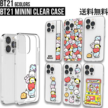 BT21 minini Clear Case【送料無料】ミニニクリアケース クリア BTS公式グッズ iPhoneケース スマホカバー スマホケース 携帯カバー アイフォンケース 落下防止 正規品 可愛い 透明 バンタン 誕生日 記念日 お土産 TATA CHIMMY 衝撃に強い 韓国 ワイヤレス充電 プレゼント