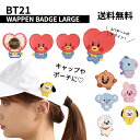 【LARGE】BT21 WAPPEN BADGE LARGE【送料無料】BTS公式グッズ ワッペンバッジ キャラクターバッジ 大きめ デコレーション デコバッジ アクセサリー 正規品 かわいい ギフト プレゼント おしゃれ ラインフレンズ バンタン 誕生日 記念日 友達 お土産 飾り 韓国 K-POP アイドル