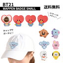 【SMALL】BT21 WAPPEN BADGE SMALL【送料無料】BTS公式グッズ ワッペンバッジ キャラクターバッジ 小さめ デコレーション デコバッジ...