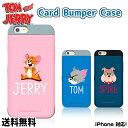 TOM AND JERRY CARD BUMPER CASE【DM便送料無料】iPhoneケース カード収納ケース トムとジェリー 公式 可愛い アイフォンケース スマホケース 携帯カバー スマホカバー キャラクター カード収納 便利 落下防止 正規品 収納 TPU PC 丈夫 耐衝撃 バンパーケース 保護 携帯力