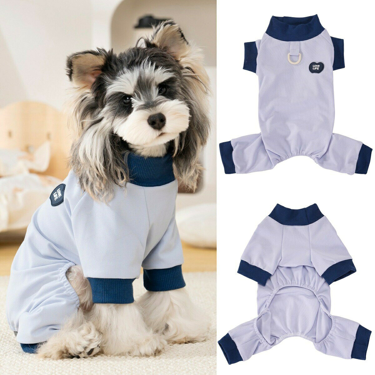 犬の服 パジャマ ロンパース つなぎ 春夏用 ペット服 小中型犬 カバーオール メッシュ ドッグウエア Tシャツ おしゃれ かわいい 通気性 脱毛保護 ルームウェア 寝間着 dカン付き 部屋着 家着 お散歩 お出掛け用 仮装 犬の服 パジャマ ロンパース つなぎ 春夏用 ペット服 小中型犬 カバーオール ドッグウエア Tシャツ おしゃれ 通気性 脱毛保護 dカン付き 部屋着 家着 お散歩 お出掛け用 仮装 表地、裏地とてもソフトで快適な生地で、着心地も良く、着せやすいです記念/写真に適していて、毎日着ています。部屋、就寝、散歩、変装、パーティー、外出時に活躍します。春・夏・秋は長く着て、犬を清潔に保つことができます。毛落ち防止！犬服は春、夏、秋と一年中着用可能な設計です毎日一緒に生活する愛犬が自宅でも散歩中でも、外出先でもこんなオシャレな服を着せると。 5